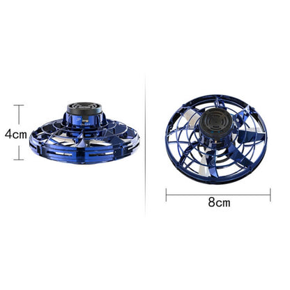 FlyNova flygande UFO-drönare med LED – handstyrd minidrönare