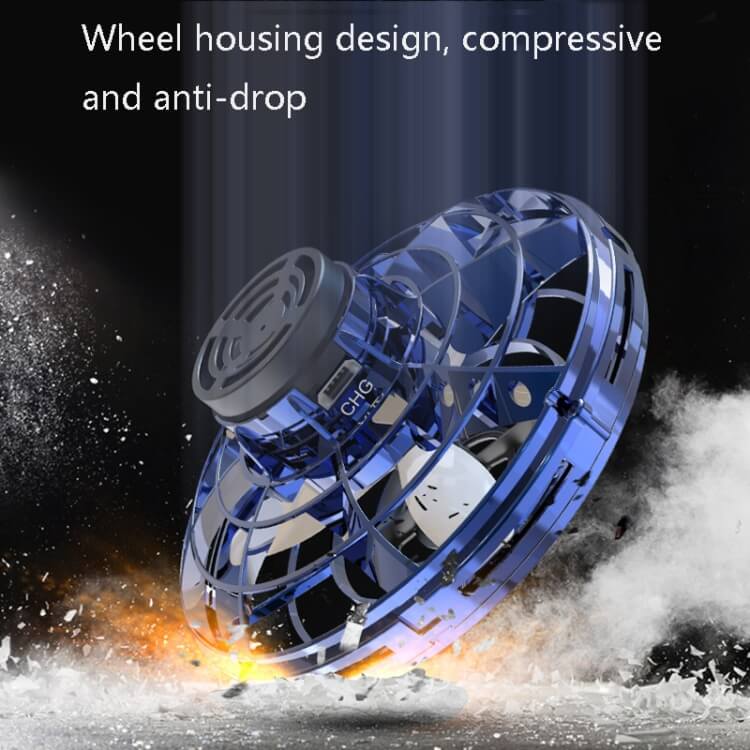 FlyNova flygande UFO-drönare med LED – handstyrd minidrönare